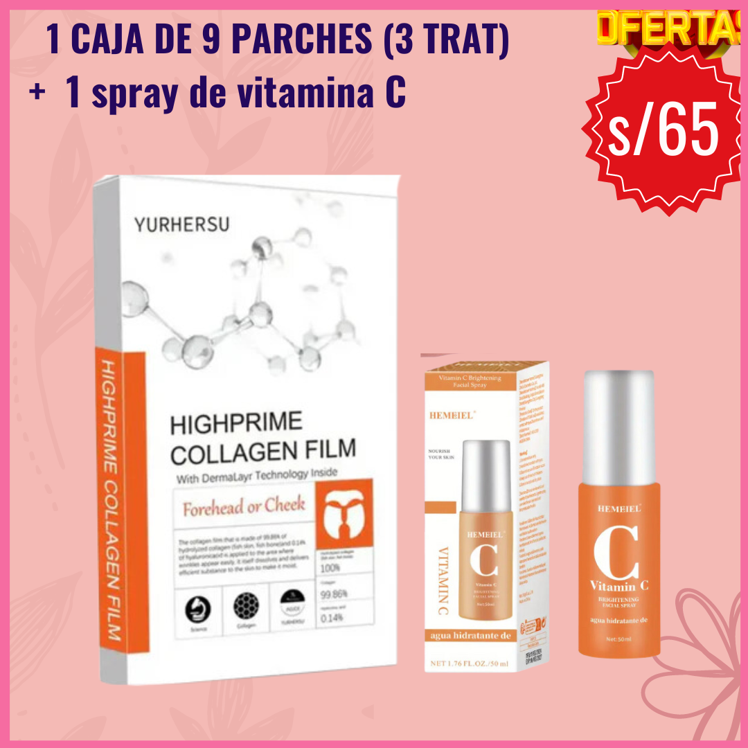 COLAGENO HIDROLIZADO PARA ROSTRO Y CUELLO - Adiós arrugas y lineas de expresión !!