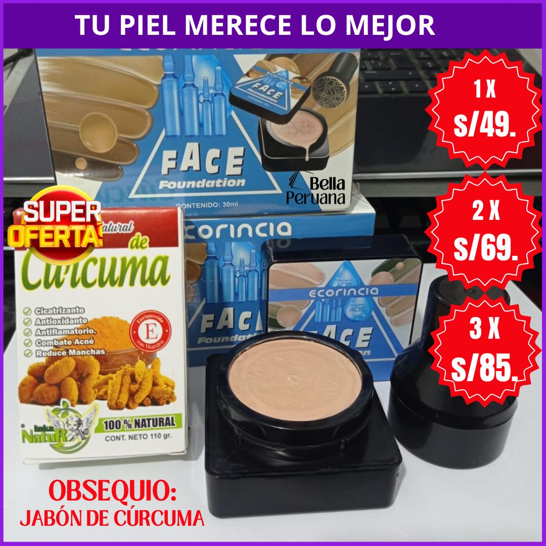 BASE DE MAQUILLAJE DE ALTA COBERTURA - A PRUEBA DE AGUA