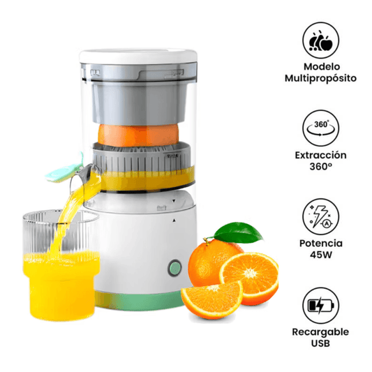 EXPRIMIDOR TOP DE NARANJA RECARGABLE
